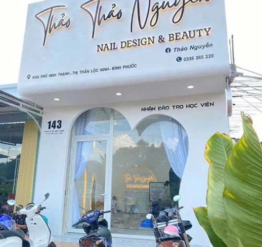 Bảng hiệu cemboard xi măng ấn tượng, sang trọng