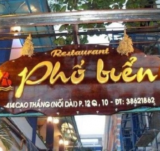 Làm bảng hiệu quán nhậu bình dân tại TPHCM