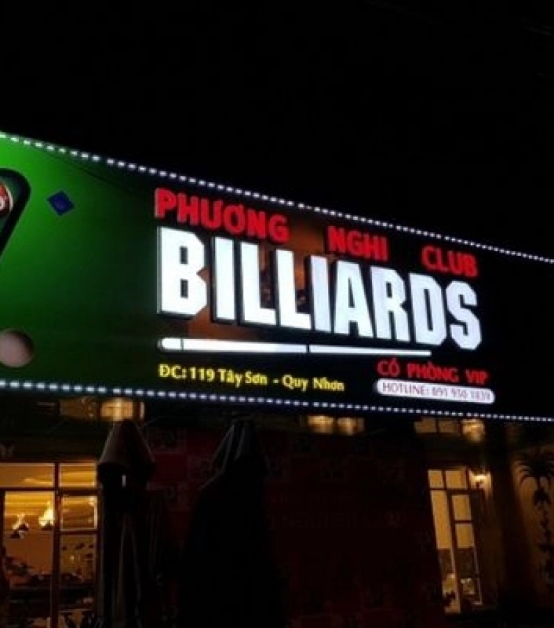 35+ Mẫu bảng hiệu quán bida đẹp được bật mí