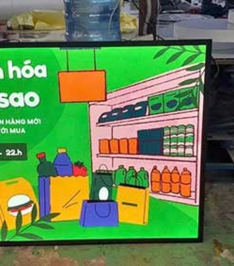 Thiết kế mẫu hộp đèn trang trí ấn tượng nổi bật nhất