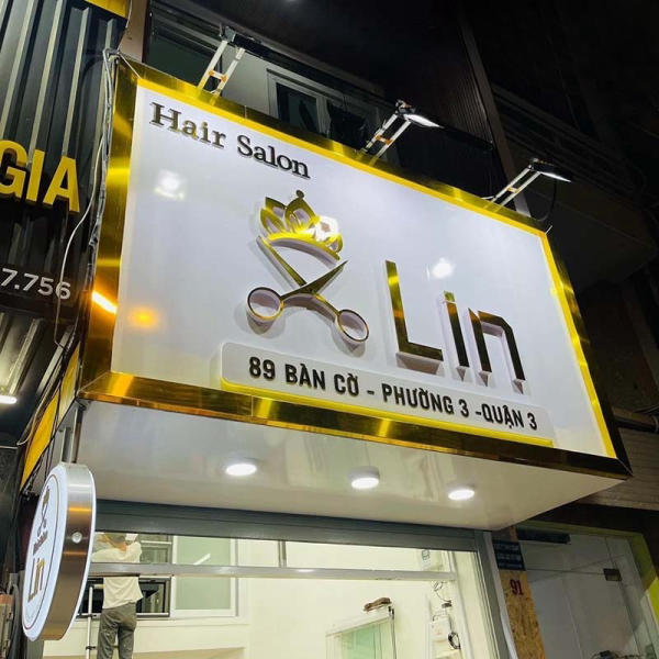 mẫu bảng hiệu tiệm salon tóc