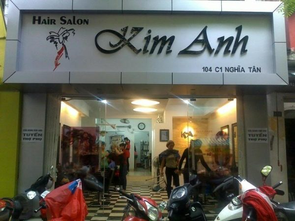 Mẫu bảng hiệu tiệm salon tóc 